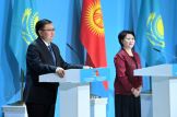 Президент Садыр Жапаров принял участие в открытии Дней культуры Казахстана в Кыргызстане