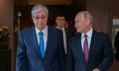 Владимир Путин поздравил коллегу из Казахстана