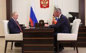 Владимир Путин встретился с главой корпорации «Тактическое ракетное вооружение» Борисом Обносовым