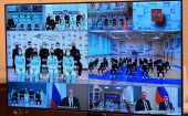 Владимир Путин провел видеовстречу со спортсменами олимпийской сборной
