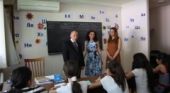 А. Никогосян посетил центральный офис бесплатных курсов русского языка