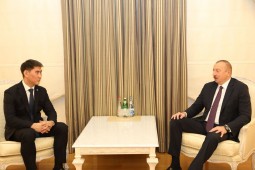 Министр иностранных дел Кыргызстана встретился с Президентом Азербайджана