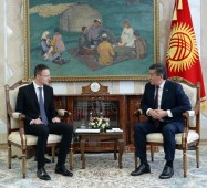Президент Кыргызстана встретился с главой МИД Венгрии