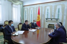 И.о. президента Кыргызстана принял Посла Казахстана