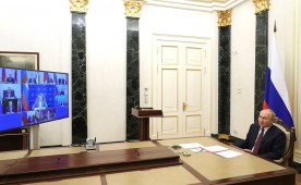 Владимир Путин провел совещание с членами Совета Безопасности