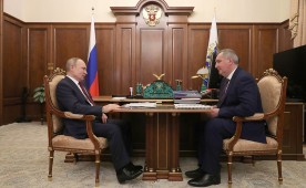 Владимир Путин встретился с главой "Роскосмоса"