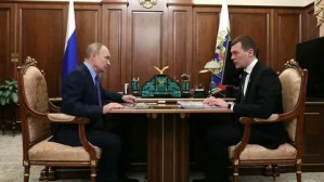 Владимир Путин встретился с врио губернатора Хабаровского края