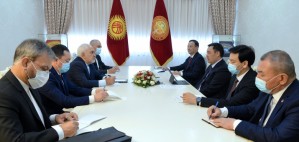 Президент Кыргызстана встретился с министром иностранных дел Ирана
