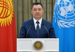 Президент Кыргызстана Садыр Жапаров выступил на 77-й сессии ЭСКАТО ООН