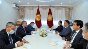 Президент Кыргызстана встретился с министром иностранных дел Казахстана