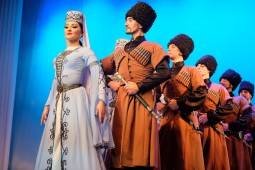 Ансамбль танца "Кабардинка" встретился с журналистами в рамках "Славянского базара"