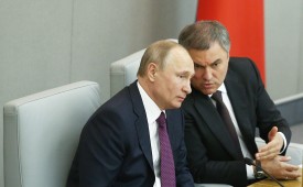 Владимир Путин встретился со спикером Госдумы России