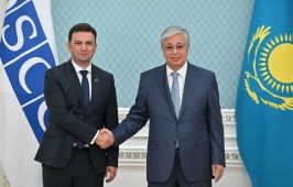 Касым-Жомарт Токаев встретился с Действующим Председателем ОБСЕ