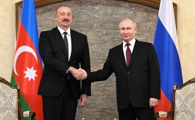 Владимир Путин встретился в Бишкеке с Ильхамом Алиевым