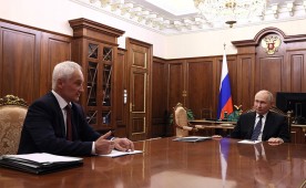 Владимир Путин встретился с первым замглавы правительства Андреем Белоусовым