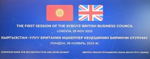Акылбек Жапаров принял участие в открытии первого заседания Кыргызско-Британского Делового Совета