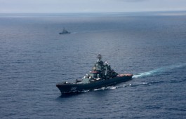 В Средиземном море начались российско-китайские военно-морские учения