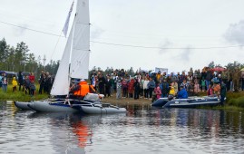 Первая парусная регата прошла в Каларском округе